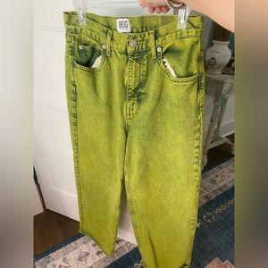 Size 29 BDG green denim jeans